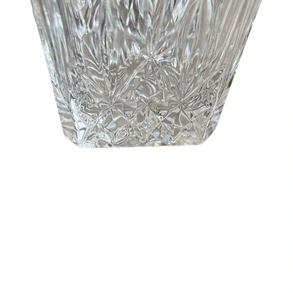 Vintage Cristal D'Arques-Durand Provence Square Crystal Decanter Discontinued